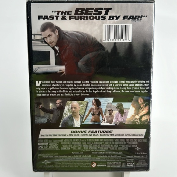 New! Factory Sealed. Fast & Furious 7. - Picture 3 of 3
